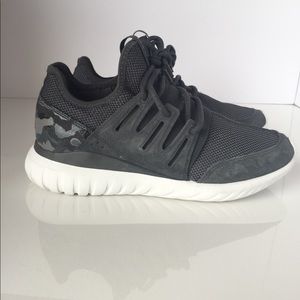 Adidas Tubular Radial Trainers Gray
